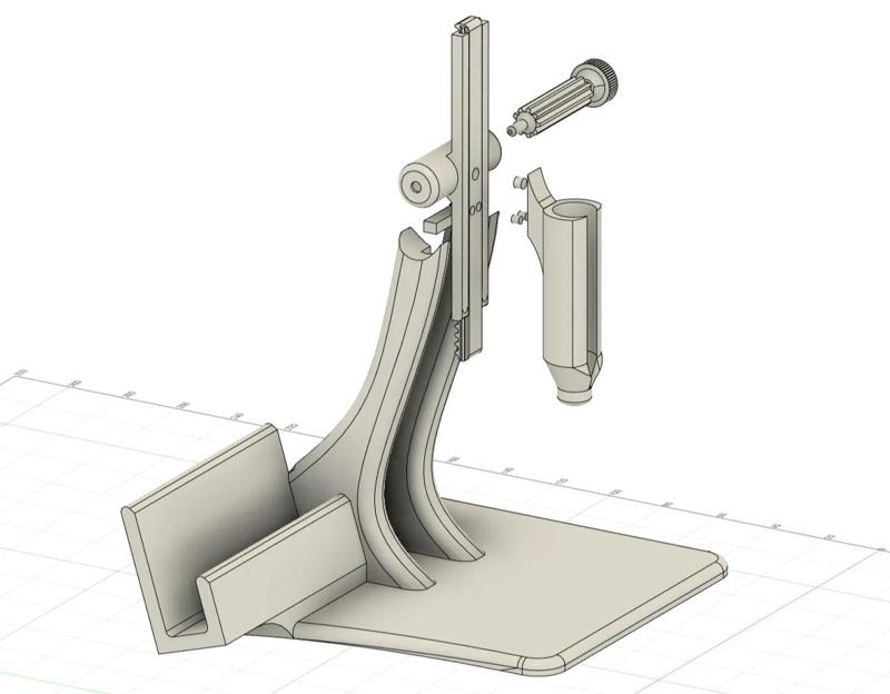Quimic otoscope support