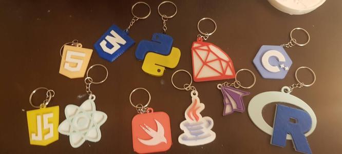 Ultimate Programming Keychain Bundle (11 languages)