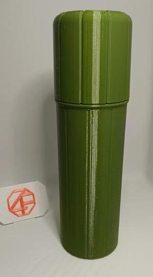 Striped Toothbrush Holder