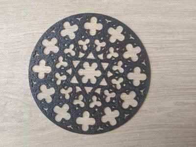 Burgos Cathedral Rose Window Coasters