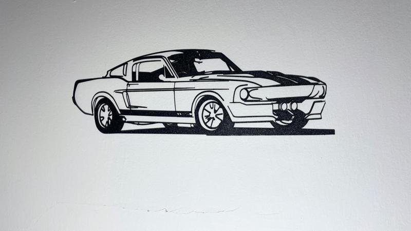 Wall Art - Ford Mustang GT 500 