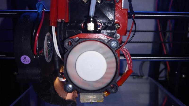 Final Creality / Micro Swiss hotend adapter ALLinONE mount on E3D/J-Head base