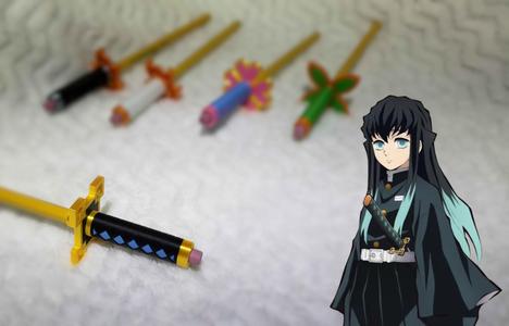Demon Slayer Nichirin Pencil Topper (Muichiro)