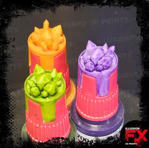 CRYSTAL CLUSTER - AK INTERACTIVE QUICK GEN COLOUR COLOR TRANSLUCENT BOTTLE SWATCH SUPER MINI CAP - 18ML