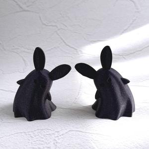 Oops! Ghost Rabbit Figurines - STL Files (2pcs) | Digital Download for 3D Printing