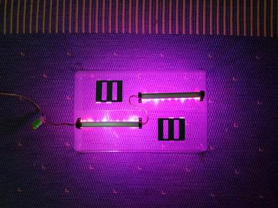 Mini Greenhouse LED Lamp / Mini Gewächshaus LED Lampe