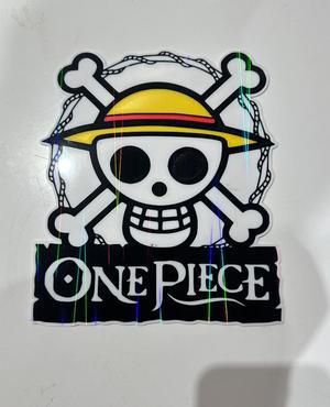 One Piece logo Skull