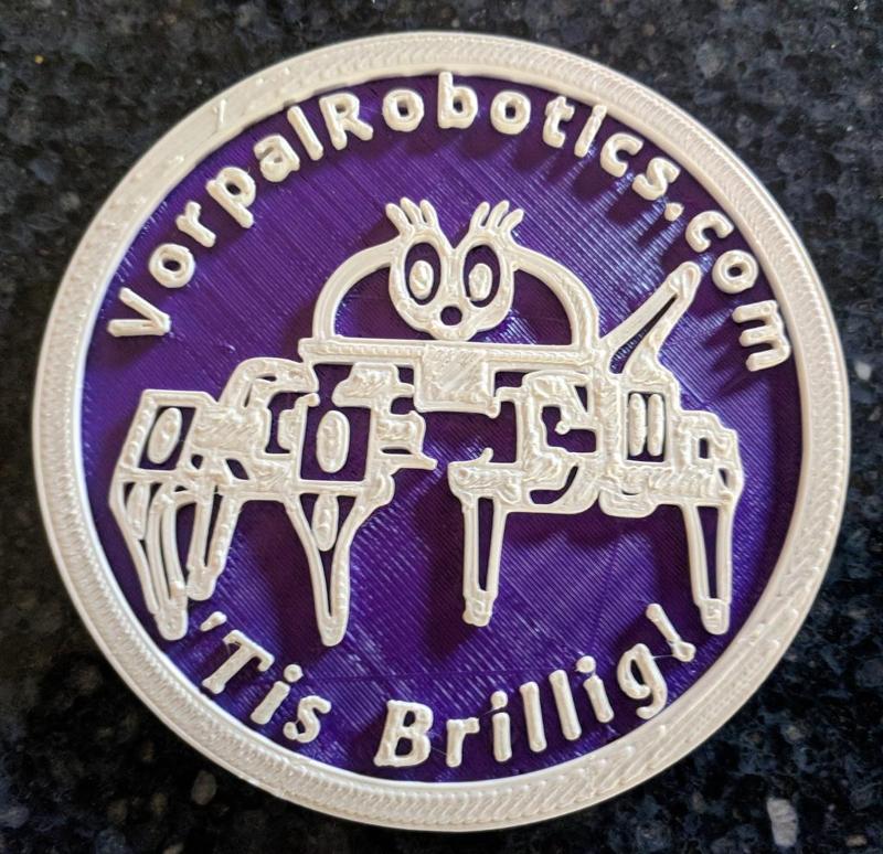 Vorpal Hexapod Coaster/Whiteboard Magnet