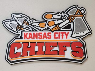 Kansas City Chiefs Wall Display