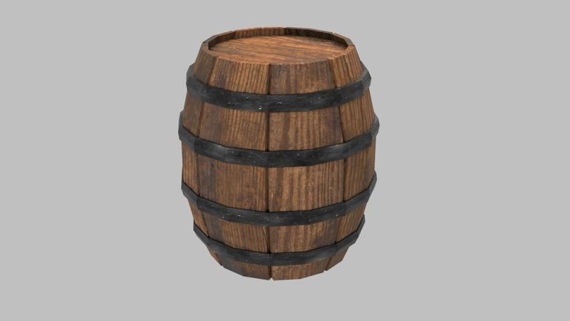 Wood Barrel
