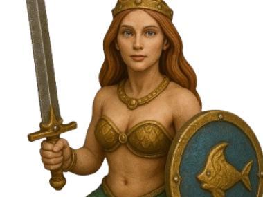 Mermaid warrior style wargame