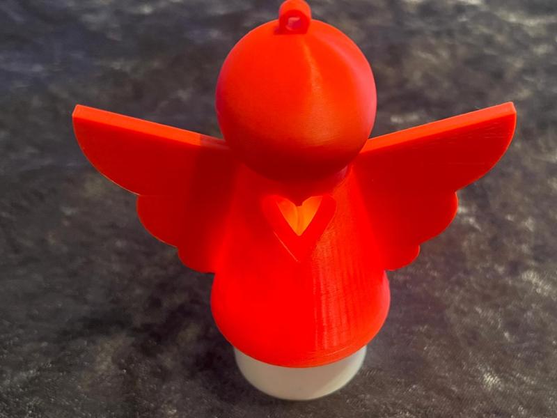 christmas tree angel / candle light