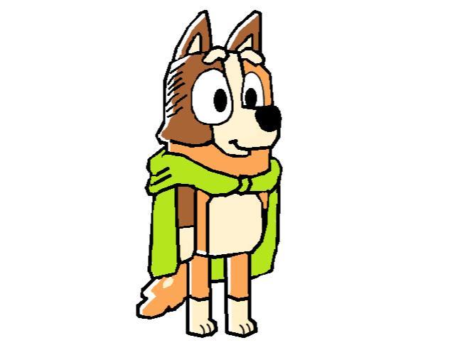 Bluey Mom (Chili) from "Dragon" episode