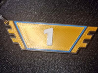 Global Champion Keyring