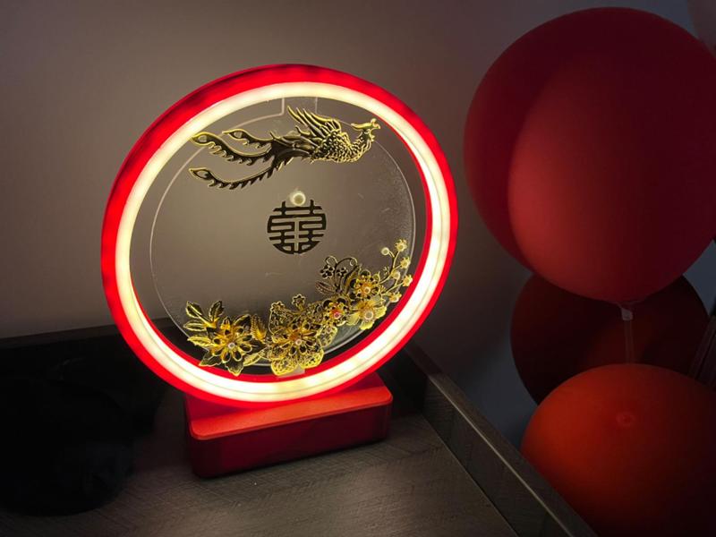 Wedding Double Happiness Lamp