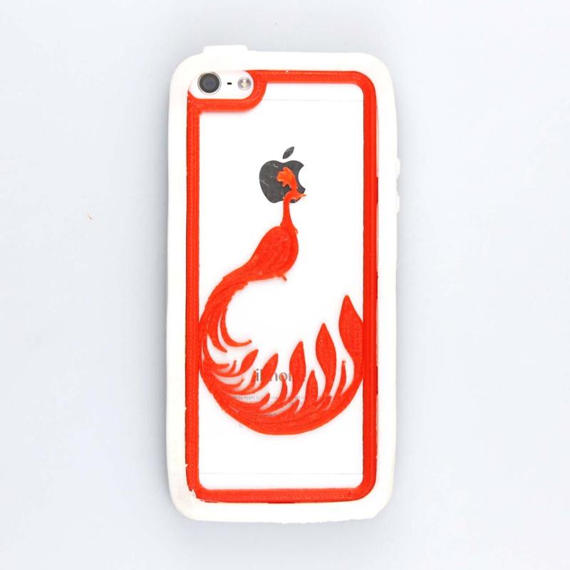 Peacock I iphone case