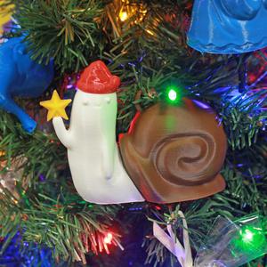Christmas Waving Snail!