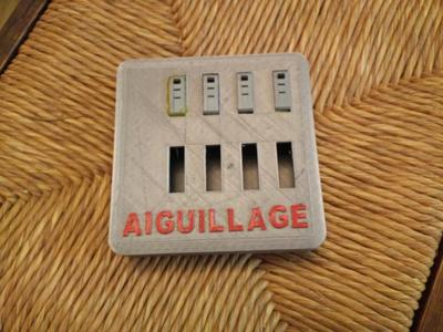 boite à aiguillage/Box for electric switch (HO)