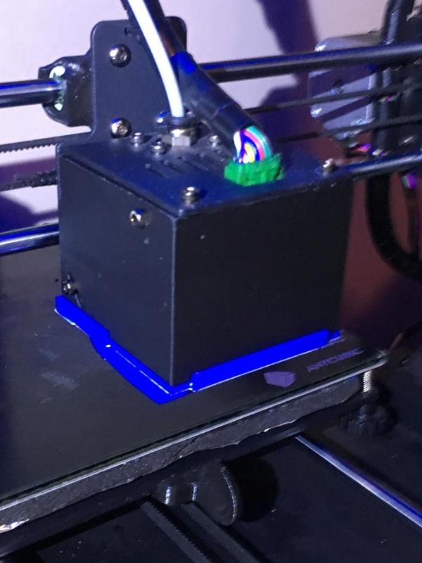 Anycubic I3 Mega Hotend Enclosure w/ 5015 Fan Upgrade and Cooling Duct