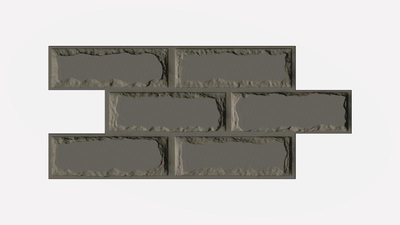 Piatra placare matrita Lemn-puzzle