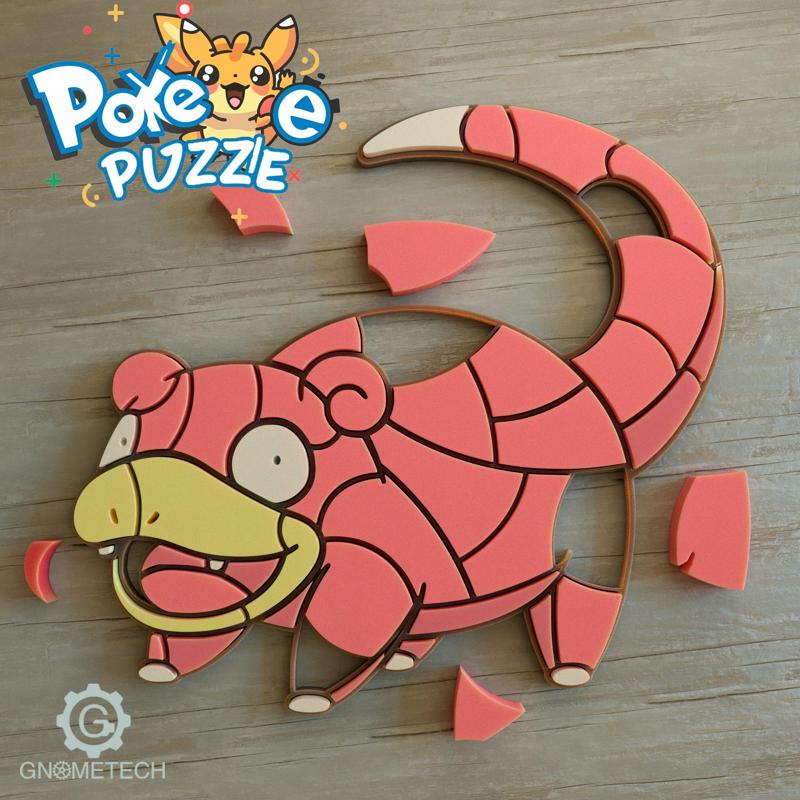 Pokemon Slowpoke Pokee puzzle