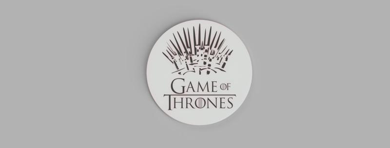 Game of Thrones - Iron throne coaster