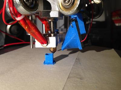 geeetech G2s rostock delta printer fan upgrade