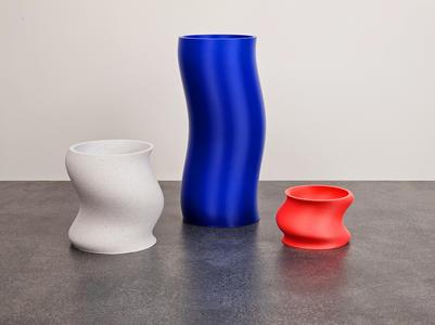 Twisted Round Vase in 3 Sizes Modern Minimalist Design