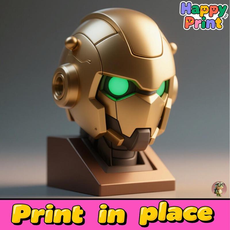 Mecha head sculpture,Gundam head sculpture