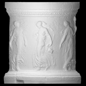 Fragmentary base depicting Maenads