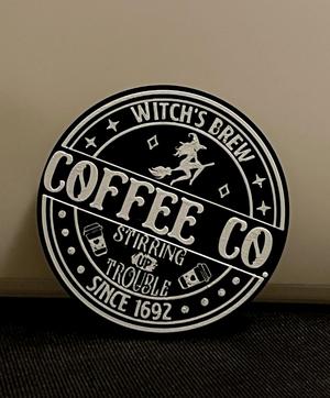Witch's Brew Coffee Co Sign