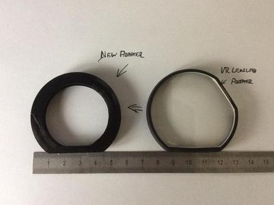 VIVE (PRO) with SAMSUNG LENS and LENS LAB (/ VR Optician) ADAPTER