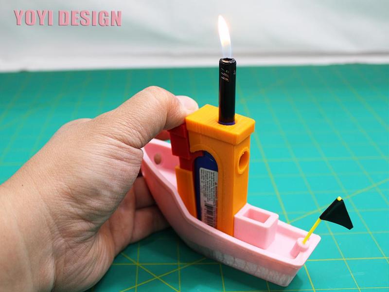 3D Printed Banchy Lighter Decoration