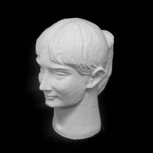 Nadia Comăneci bust in Deva, Romania