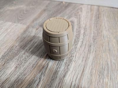 Hidden Wine Barrel Compartment (Scales Up to any size)