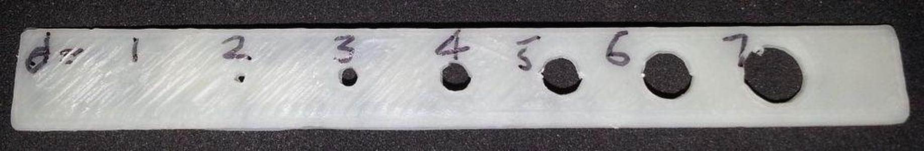 Simple Hole Test Pattern