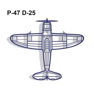 P-47 D-25 Wall Art