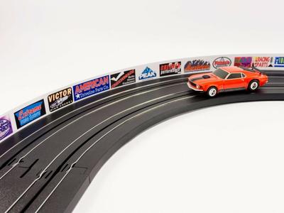 Aurora AFX Slot Car track Billboard clips