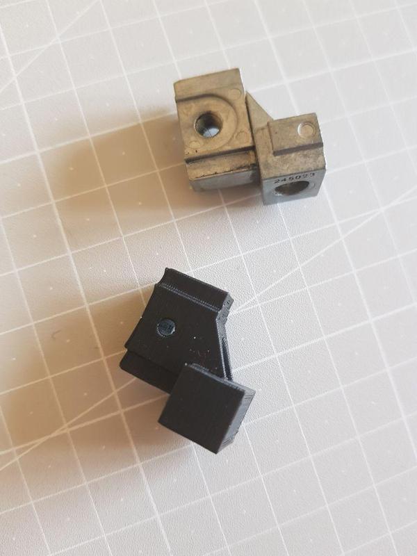 Door mount replacement for DORMA TS 90 Impulse