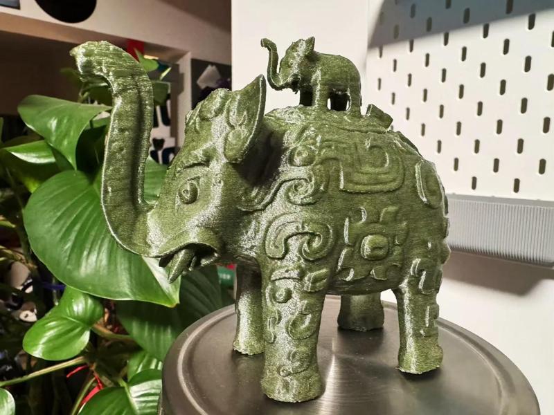 Kui Dragon Pattern Elephant Zun