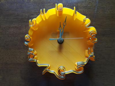 Wavy Clock
