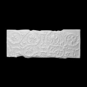 Roman decorative floral panel from San Pietro in Montorio