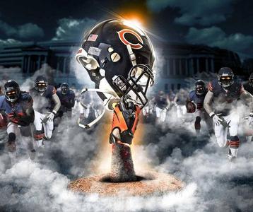 Chicago Bear Hueforge