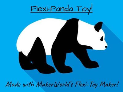 Flexi-Panda Toy