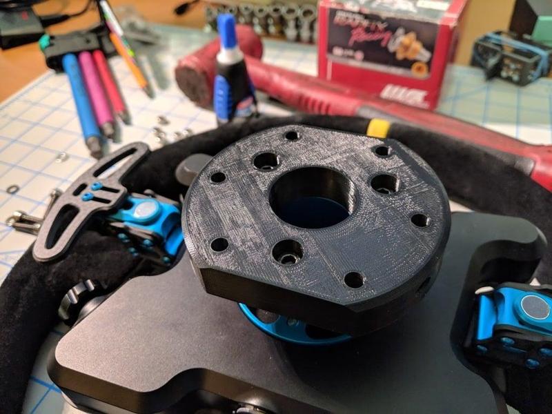 Fanatec Quick Release to 3x50.8 steering wheel adapter