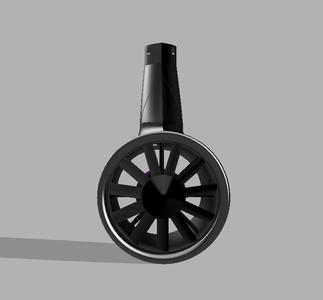 50mm EDF Pod Mount – LW-PLA Optimized, Carbon Rod Ready