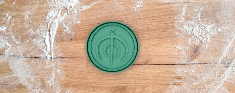 Tin symbol cookie cutter from Mistborn