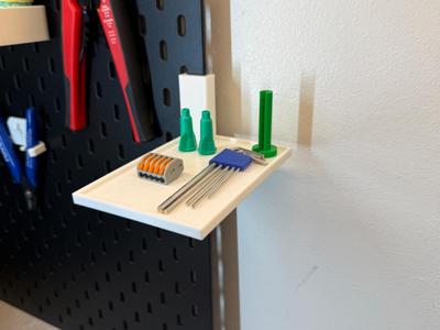 IKEA Skadis side mounted tray