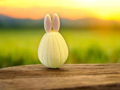 Easter Egg with Rabbit Ears