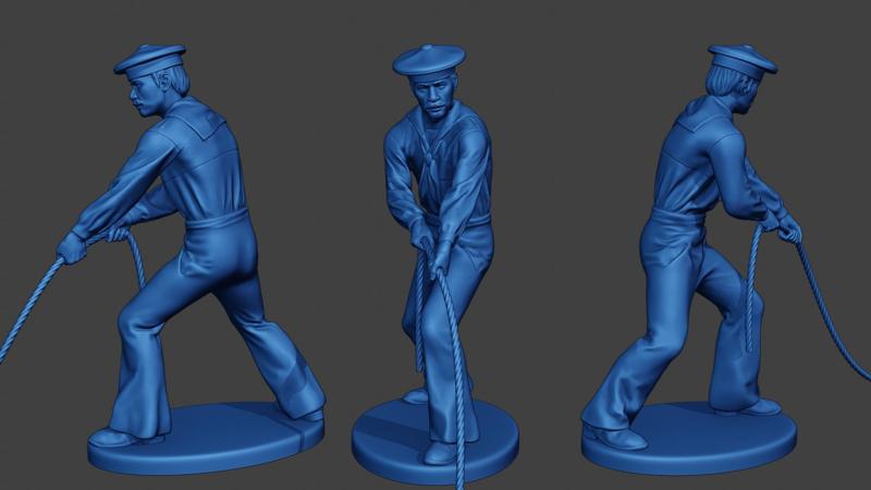 American Sailor Civil War Union Rope2 ACWUS2